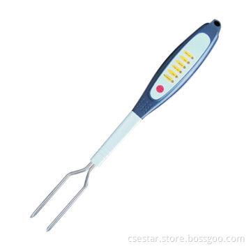 LED Digital Fork Thermometer, Features Six Indicating from Rare to Well Done